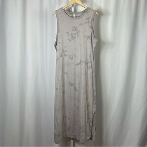 Old Navy XL Tall Tie Dye Casual Modest House Dress High Neck Midi Boho Hippie